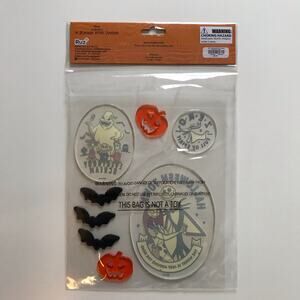 3/$20 Disney Nightmare Before Christmas New Halloween Decorative Gel Clings